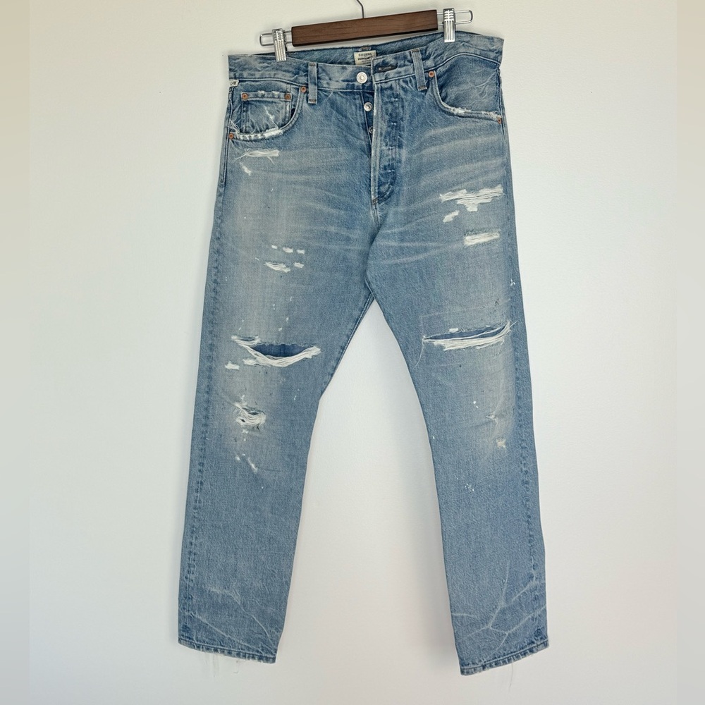 Citizens of Humanity Men’s Rowan Crop relaxed slim fit Jeans 32